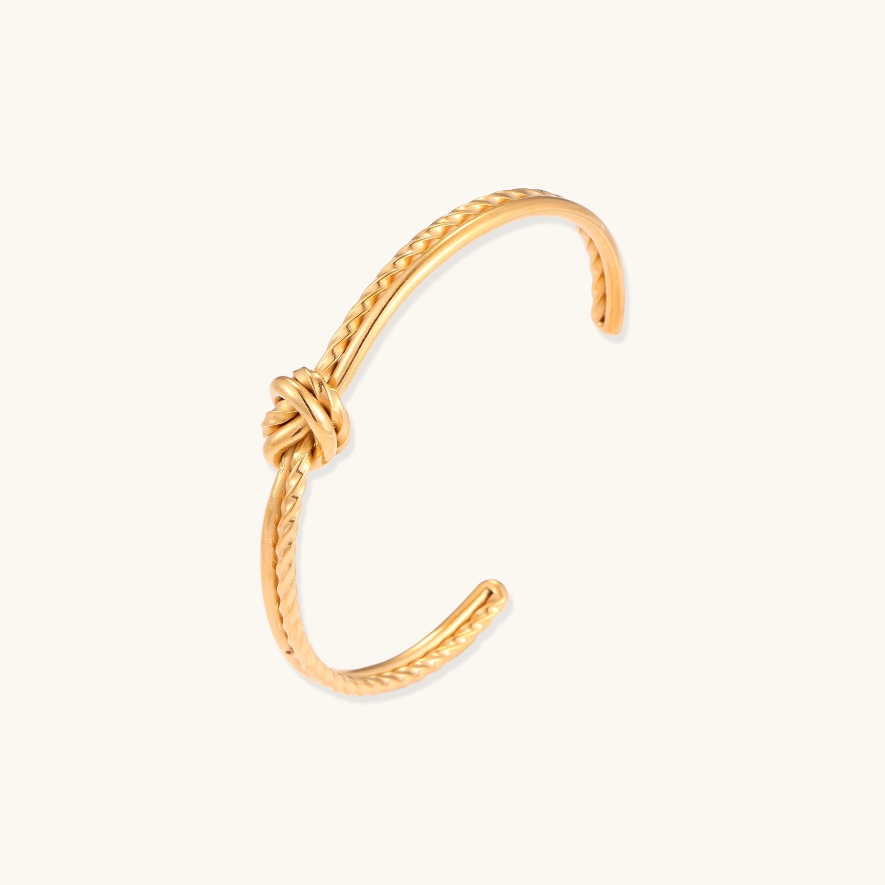 Golden Knot Cuff.