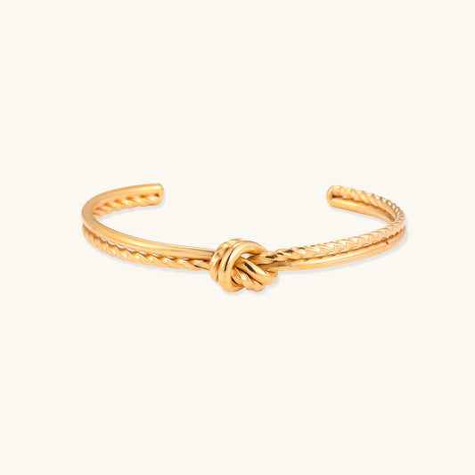 Golden Knot Cuff.