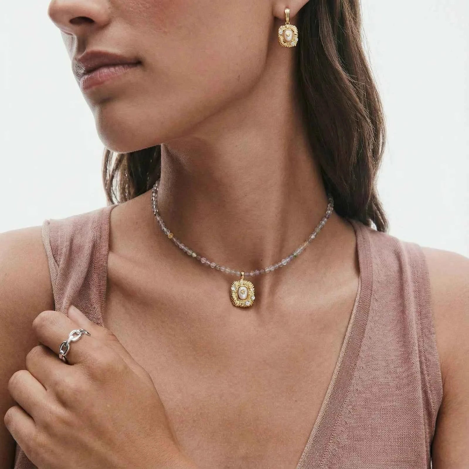 Baroque Dreams Gemstone Necklace - Muse Jewellery House