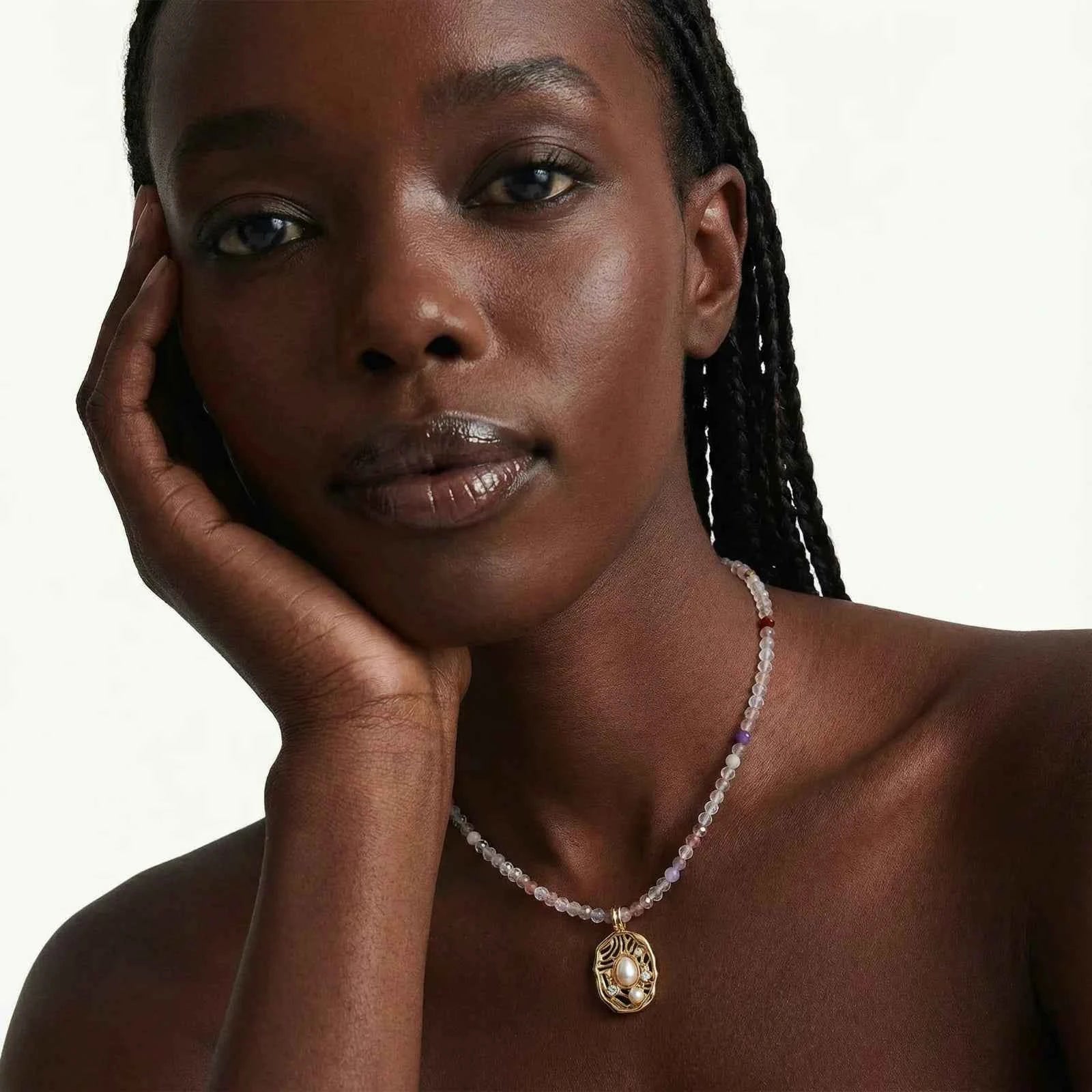 Mystic Garden Gemstone Necklace - Muse Jewellery House